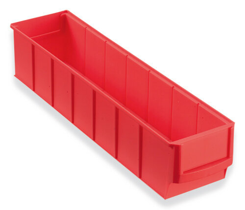 Regalbox 400 S, 400x91x81 mm, PP, rot, 48 St�ck