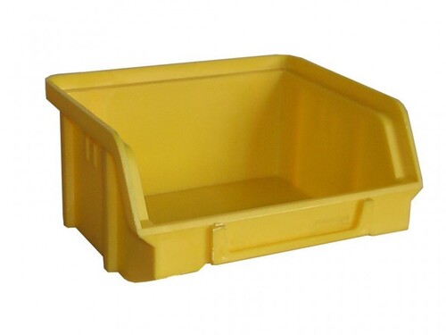 Sichtbox aus PS, Gr. 1, gelb, 1 St�ck