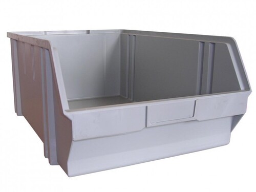 Sichtbox aus PS, Gr. 5, grau, 1 St�ck