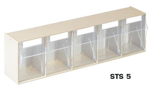 Kleinteilelagersystem mit 154 Klappkasten | Lager & Stapelbehälter