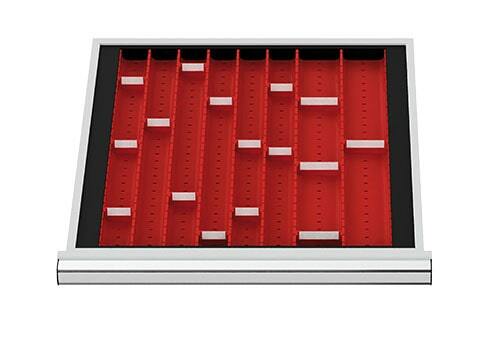 Schubladeneinsatz Muldenplatten 500x450 mm BLH 50 mm