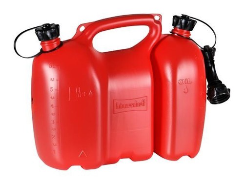 Doppelkanister PROFI, 6 + 3 L, rot, HD-PE