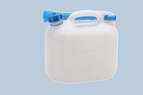 Wasserkanister ECO 6 Liter mit Rohr, HD-PE, natur