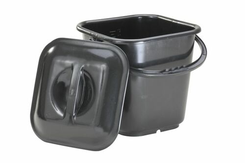 Deckel f�r Industrie-Eimer, quadratisch, schwarz