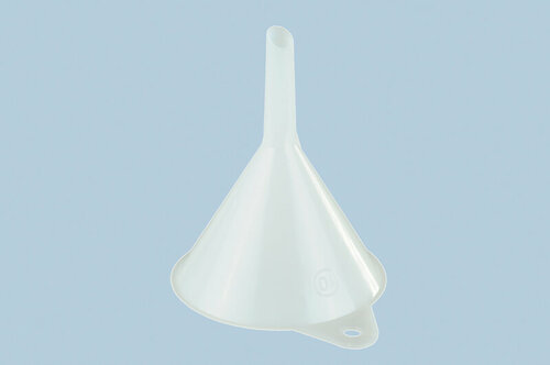 Trichter HD-PE  100 mm mit �se, natur, 12 Stck.