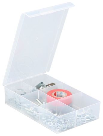 Sortimentskasten EuroPlus Basic 12/6, 6 F�cher, transparent