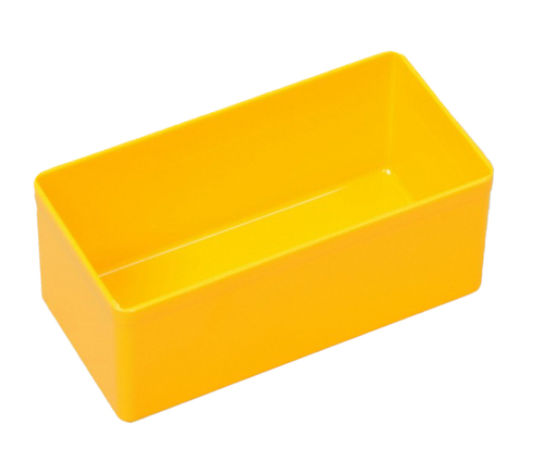 Einsatzbox EuroPlus Insert 45/2 gelb, B/T/H 54x108x45 mm, 112 Stk.