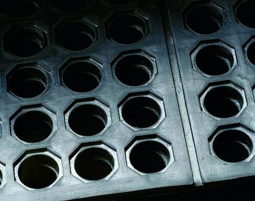 Yoga Allround, verschlei�fester Industriebelag, 90x90 cm, schwarz