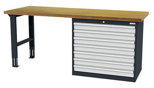 Reihenwerkbank inkl. Schubladenschrank 2000x600x860 mm