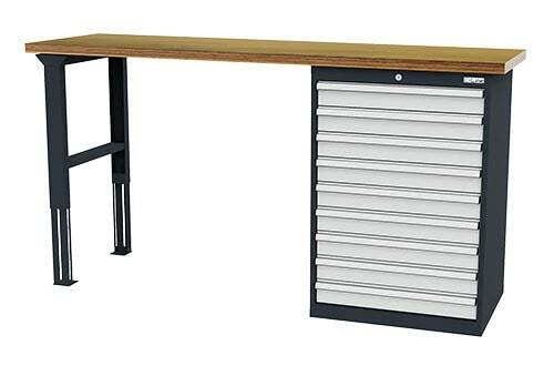 Reihenwerkbank inkl. Schubladenschrank 2000x600x1060 mm