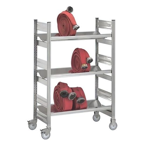 Mobiler Feuerwehr Schlauchwagen 3 Ebenen H/B/T 1600x1060x535 mm