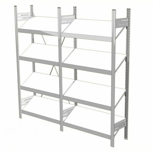 Fachbodenregal Hygienic | Schr�gboden | 4 Fachb�den