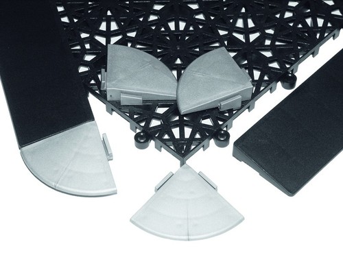 4 Yoga Rost Ecke, 550x550 mm, Farbe nach Wahl 