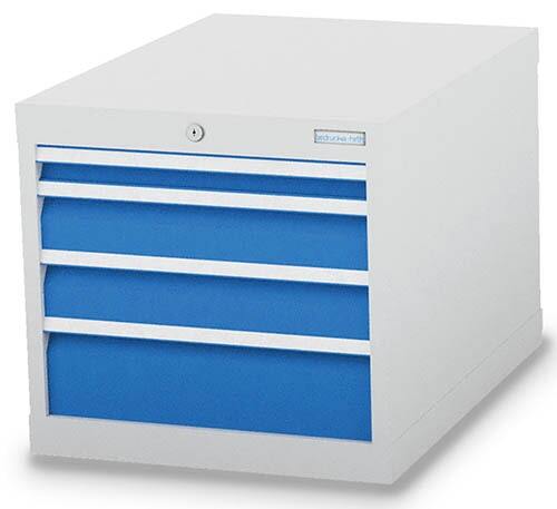 Bedrunka+Hirth Schubladenschrank T736 4 Schubladen B/T/H 555x736x519 mm