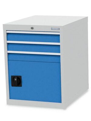Bedrunka+Hirth Schubladenschrank T736 3 Schubladen 1x Fl�gelt�r B/T/H 555x736x819 mm