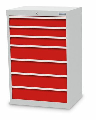 Wachter Schubladenschrank T500 7 Schubladen B/T/H 680x500x1019 mm