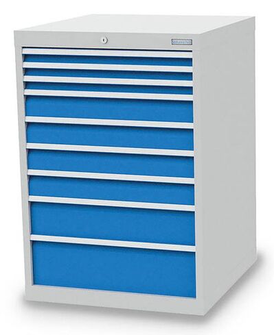 Bedrunka+Hirth Schubladenschrank T736 9 Schubladen B/T/H 705x736x1019 mm