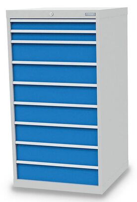 Bedrunka+Hirth Schubladenschrank T736 9 Schubladen B/T/H 705x736x1319 mm