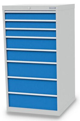 Bedrunka+Hirth Schubladenschrank T736 8 Schubladen B/T/H 705x736x1319 mm