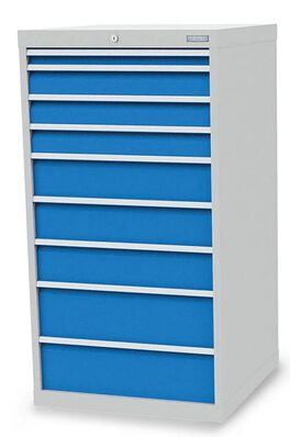 Bedrunka+Hirth Schubladenschrank T736 9 Schubladen B/T/H 705x736x1319 mm