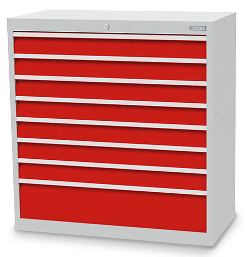 Wachter Schubladenschrank T500 8 Schubladen B/T/H 980x500x1019 mm