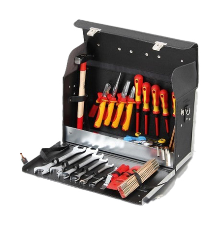 Werkzeugtasche aus Rindleder 420x150x250 mm