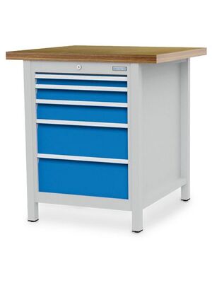 Werkbank | Kastenwerkbank 5 x Schublade B/T/H 810x750x859 mm