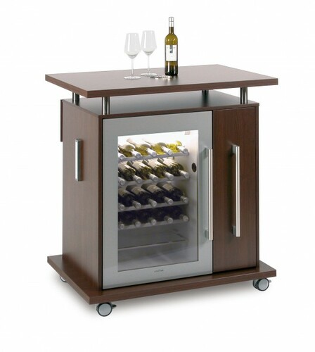 Getr�nke & Weinwagen mit K�hlschrank,1040 x 730 x 1180 mm