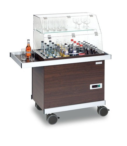 Getr�nkewagen mit Haube 1120 x 500 x 1320 mm