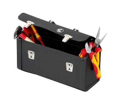 Werkzeugtasche aus Rindleder 355x115x175 mm