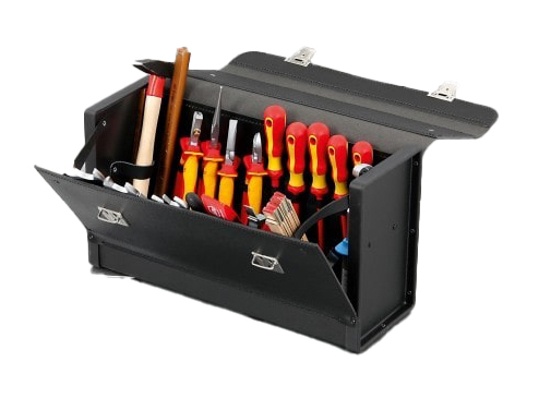 Werkzeugtasche aus Rindleder 420x150x250 mm