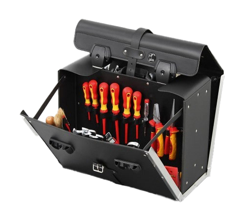 Werkzeugtasche aus Rindleder 450x190x340 mm