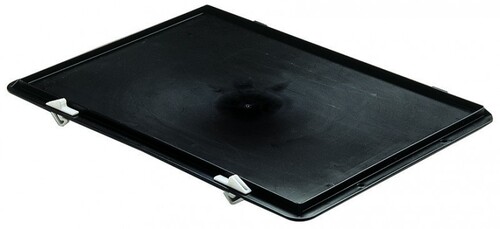 Verschlussdeckel f�r Stapelbeh�lter TK/D 400, 4 St�ck, schwarz