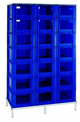 Transport-Stapelkasten-Regal TR 21-0, blau