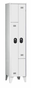 Z-Garderobenschrank, 2 Abteile, Abteilbreite 200/400 mm