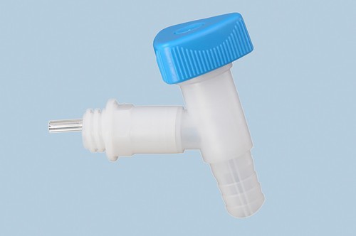 Ablasshahn mit Breitgewinde 22 mm, natur 