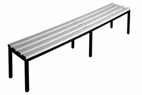 Freistehende Sitzbank, Gesamtbreite 2000 mm 
