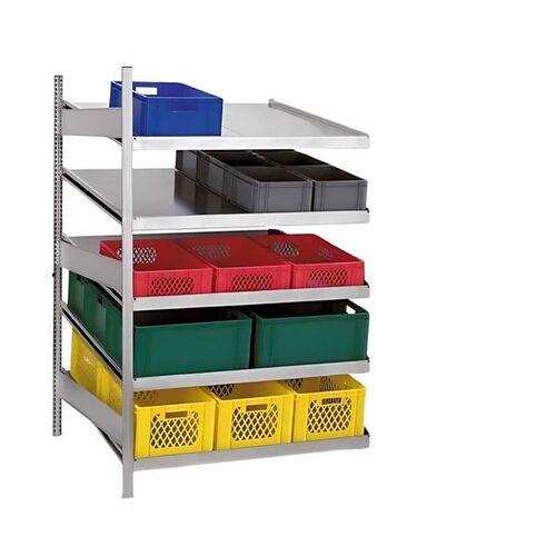Bereitstellregal Anbau, 5 Ebenen, H/B/T 2000x1300x1200 mm