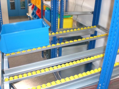 Durchlaufregal, Zusatz-Fachebene B 1200 mm, verzinkt