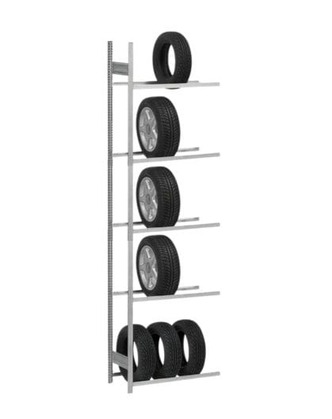 Reifenregal 5 Ebenen H/B/T 3000/1010/435 mm