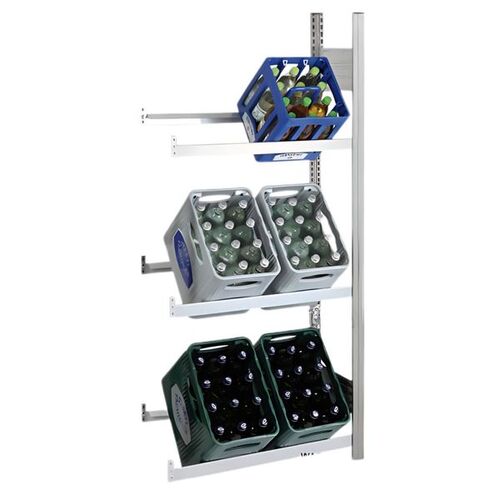 Getr�nkekistenregal 3 Ebenen H/B/T 1750x810x335 mm, verzinkt