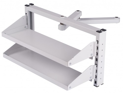 Schwenkrahmen mit 2 x Fachboden