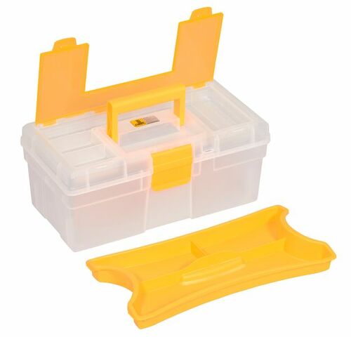 Aufbewahrungskoffer McPlus Clear 12,5, orange