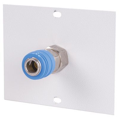 Abdeckblech inkl. Druckluftanschluss 1/4 f�r Energiekanal