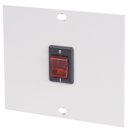 Abdeckblech inkl. Kippschalter f�r Energiekanal