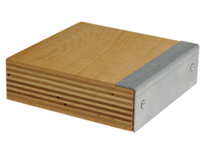 Arbeitsplatte Werkbank | Buche Multiplex Stahlkante B/T/H 1500x750x50 mm