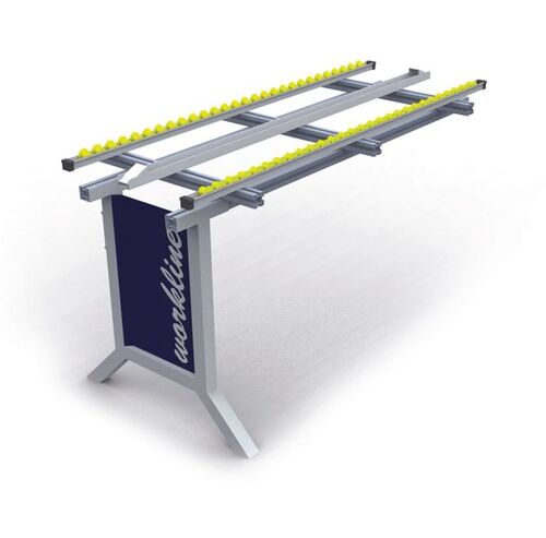 Workline Anbaugestell, R�llchenbahn, Klemmfeststellung B/T/H 1000x600x790-1100 mm