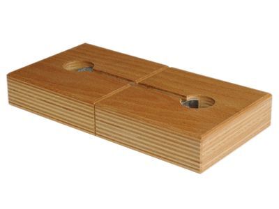 Plattenverbinder mit Lamello und 2 Spannklammern