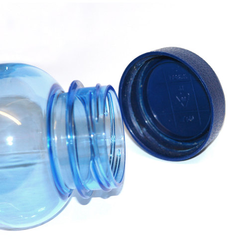 blauer Ersatzdeckel für Trinkflasche