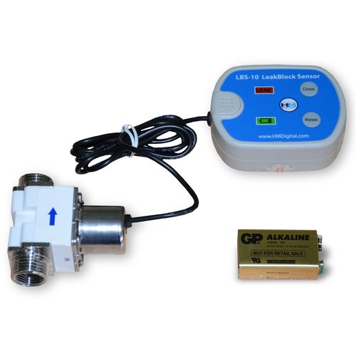 elektronischer Wasserstopp, Schutzsystem, Anschluss 2x1/2AG+2x3/8IG